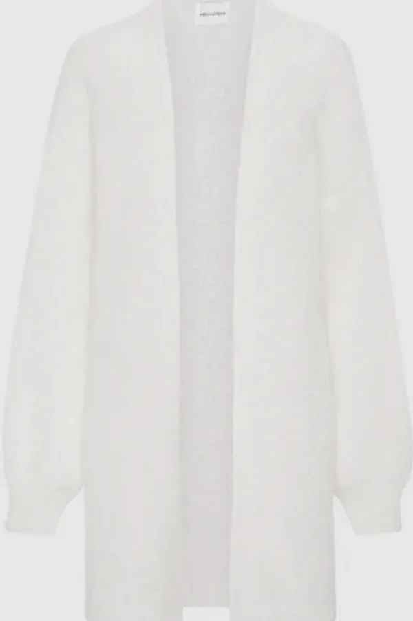 Americandreams - Lee midi mohairneuletakki, white