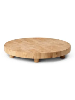 Cafe Latte Ferm Living - Chess leikkuulauta pyöreä, L