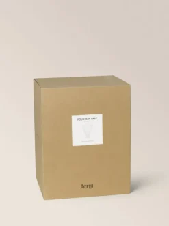 Cafe Latte Ferm Living - Fountain vaasi, off-white