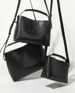 Flattered - Hedda midi handbag, black