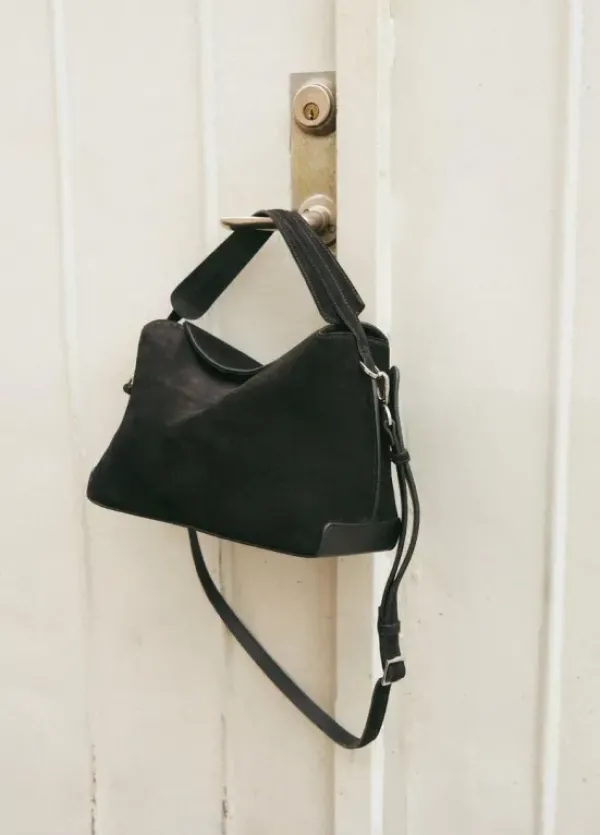 Flattered - Helia handbag, suede black