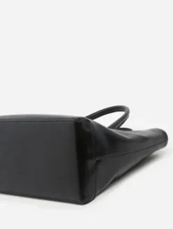 Flattered - Lola tote bag leather, black