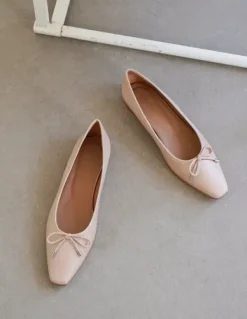 Flattered - Monica ballerinat, beige