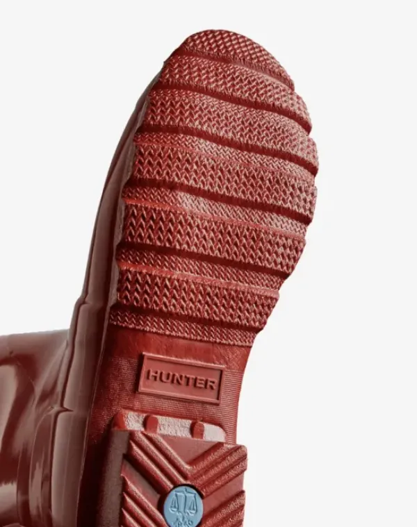 Hunter Original Tall Gloss Boot, Military red