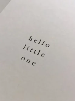 Joyem - Hello little one -kortti