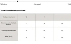 Original Story Karlia lyhythih cashmere neuletakki, dark chocolate