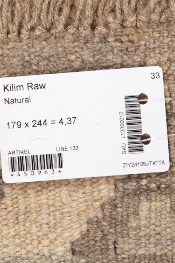 Bargi Kelim matto, natural #614 / 179 x 244 cm
