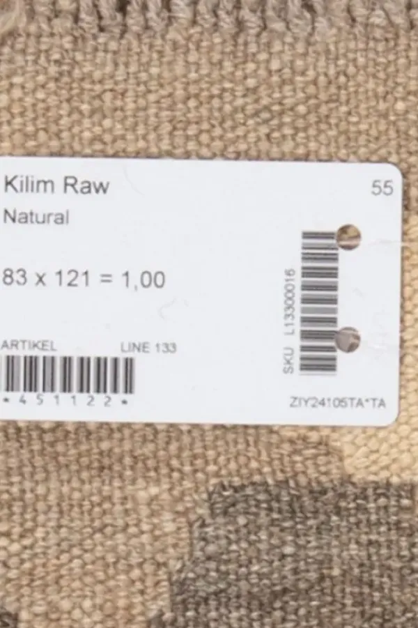 Bargi Kelim matto, natural #605 / 83x121cm