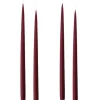 Kunstindustrien Kruunukynttilä pitkä 35cm, light bordeaux