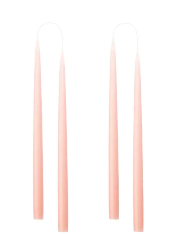 Kunstindustrien Kruunukynttilä pitkä 35cm, rose
