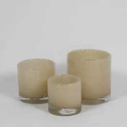 Olsson & Jensen Nilla lasilyhty, pannacotta Ø10cm
