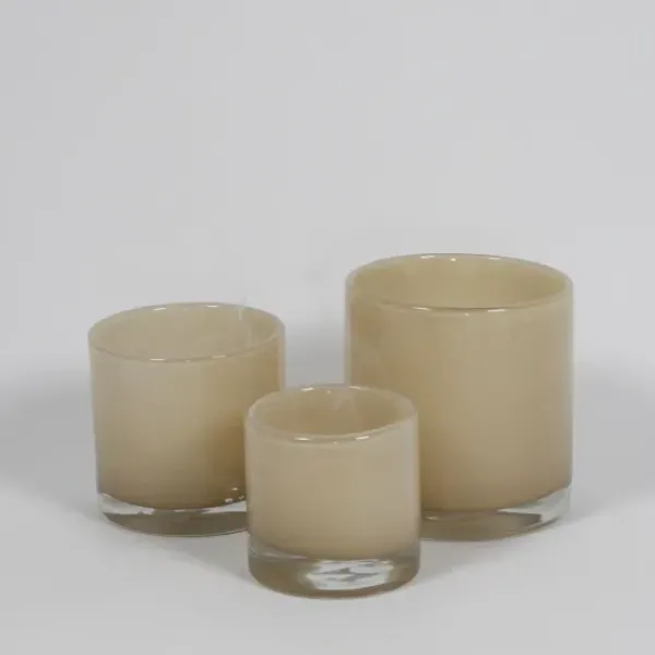 Olsson & Jensen Nilla lasilyhty, pannacotta Ø10cm