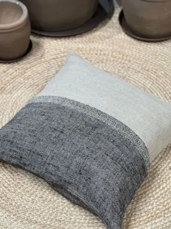 Olsson & Jensen - Levi tyynynpäällinen black/natural 60x60