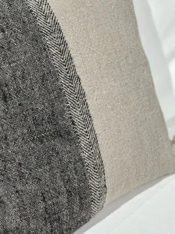 Olsson & Jensen - Levi tyynynpäällinen black/natural 60x60