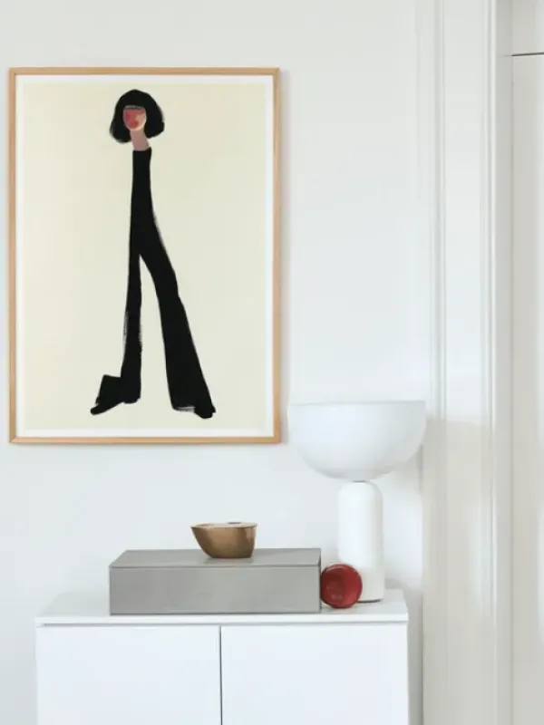 Paper Collective - Black Pants juliste, 30x40cm