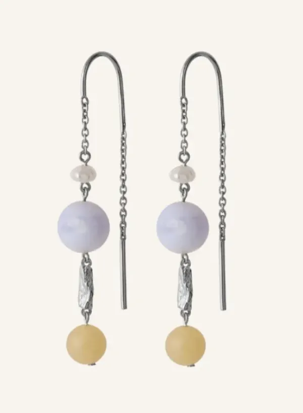 Pernille Corydon - Summer Surprise korvakorut, hopea