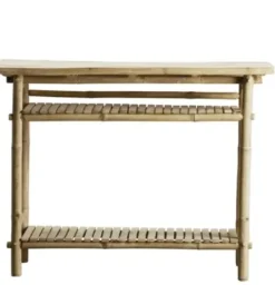 Tine K Home bambuinen sivupöytä, 90x37x76 cm