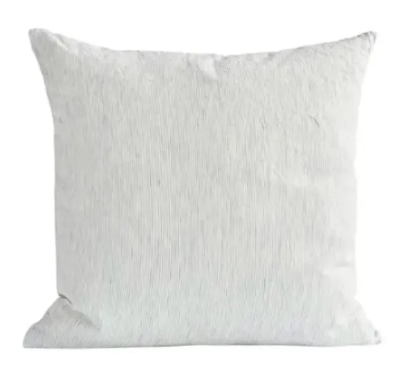 Tine K Home pellavatyynynpäällinen, 50x50 cm, ECRU/SKY